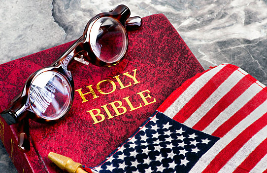 美国国旗,圣经