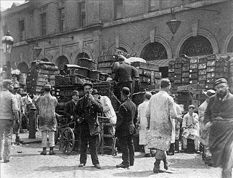 市场,伦敦,1893年