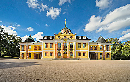 城堡,美景宫,魏玛,图林根州,德国,欧洲
