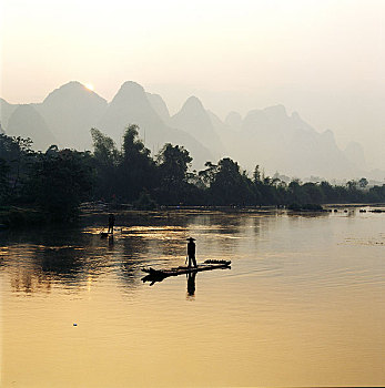 广西阳朔遇龙河