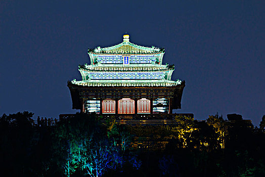 北京景山公园万春亭