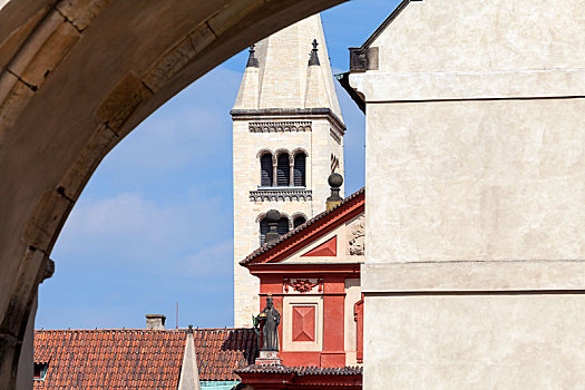 大教堂,塔,拉德肯尼,布拉格,捷克共和国