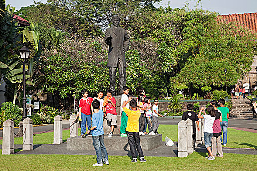 菲律宾,马尼拉,堡垒,圣地亚哥,纪念,雕塑