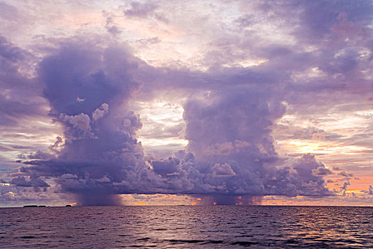 云,岛屿,密克罗尼西亚,太平洋