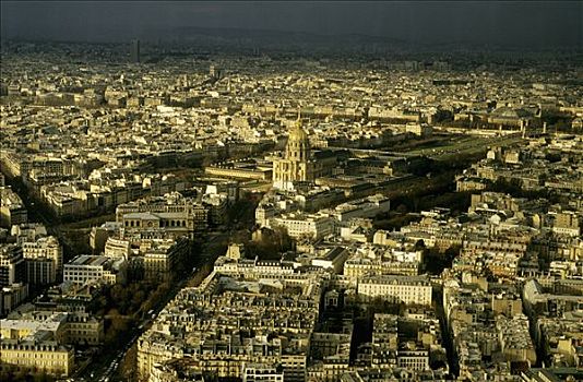 法国,巴黎,巴黎七区,全视图