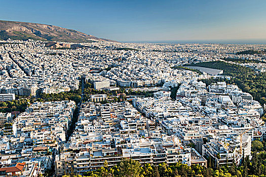 风景,雅典,首都,希腊