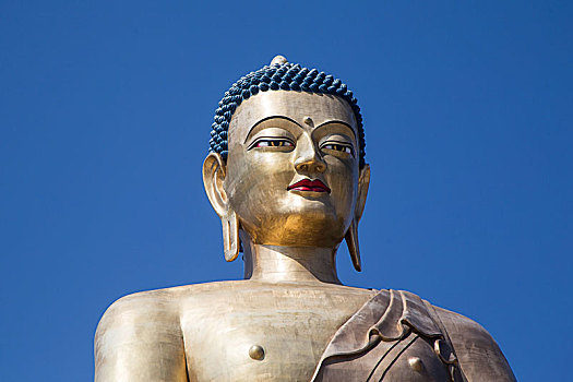 不丹首都廷布的金刚座佛像