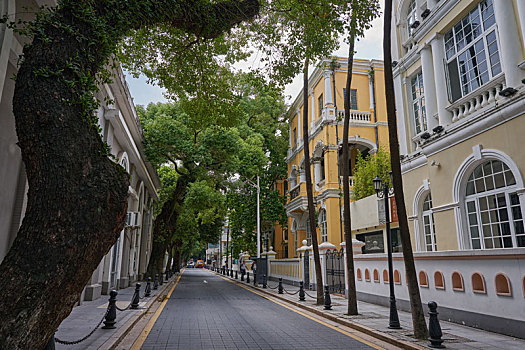 羊城广州沙面租界老建筑打卡地