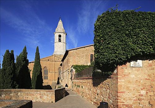 大教堂,皮恩扎,托斯卡纳,意大利