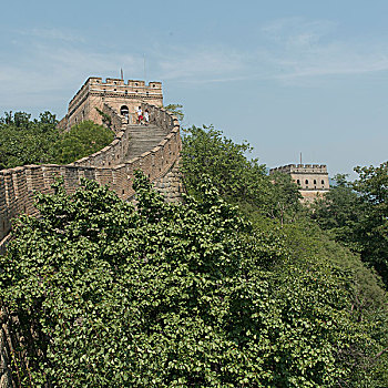 慕田峪,局部,长城,怀柔,地区,北京,中国