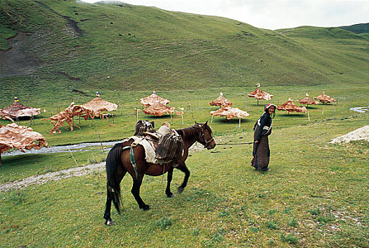 四川阿须乡藏区风光