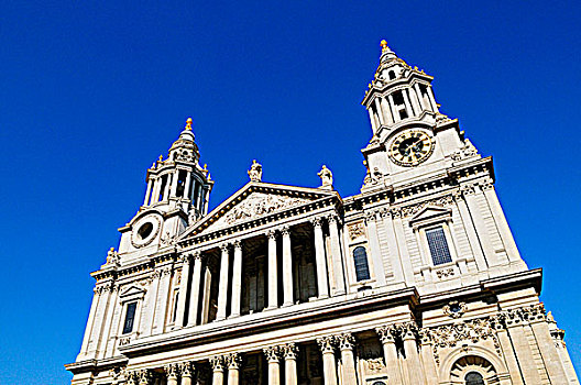 英格兰,伦敦,西部,正面,圣保罗大教堂,设计,17世纪