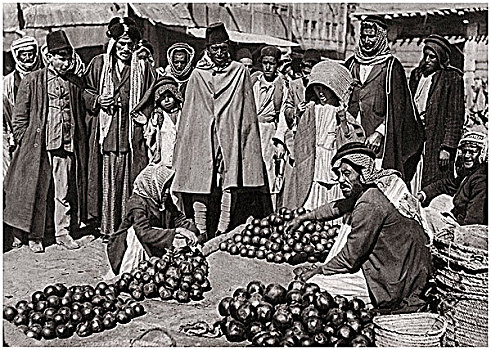 水果,市场,巴格达,伊拉克