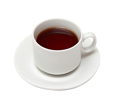 茶杯,隔绝,白色背景,背景