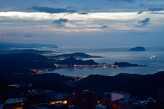 黄昏,海景