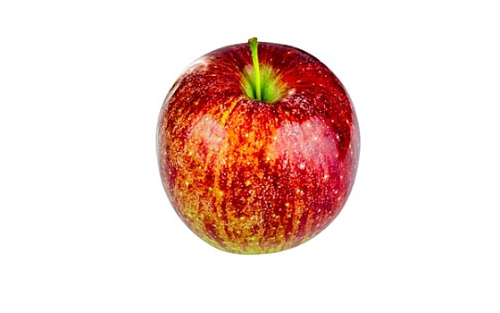 红色,富士苹果,苹果,白色背景,背景