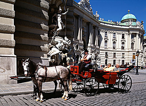 马车,维也纳,奥地利,欧洲