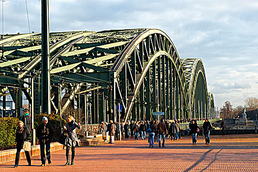 桥,科隆,北莱茵-威斯特伐利亚,德国,欧洲