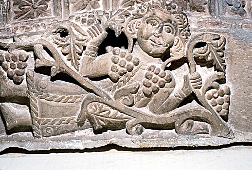 狄厄尼索斯,石灰石,浮雕,三世纪,艺术家,未知