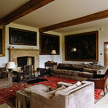 客厅,现代,家具,家庭,古式物品