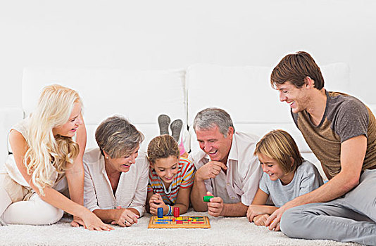 家庭,玩,棋类游戏,起居室