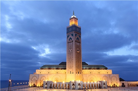 大清真寺,哈桑二世,卡萨布兰卡,北非