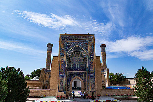 乌兹别克斯坦-撒马尔罕的贴木儿陵