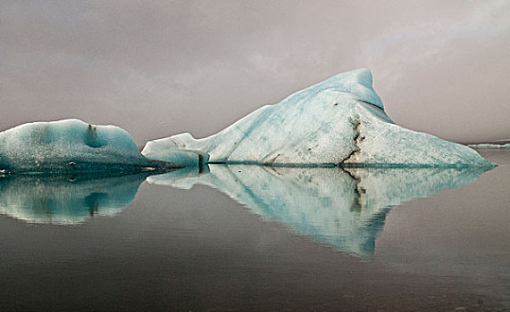 冰岛,冰山,杰古沙龙湖,冰河,泻湖