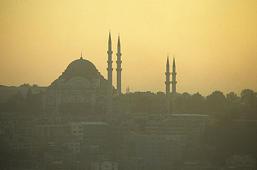 土耳其,伊斯坦布尔,金角湾,清真寺