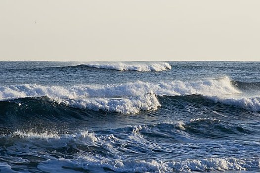 鄂霍次克海,海洋,冬天