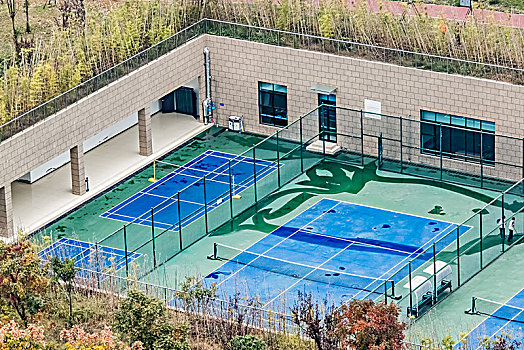 安徽省合肥市网球场建筑景观