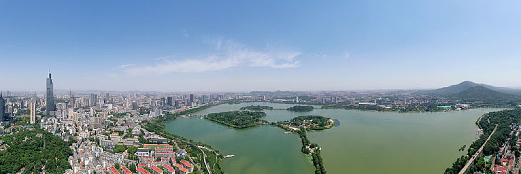 玄武湖,南京,城市风光