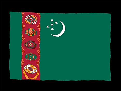 旗帜,土库曼斯坦