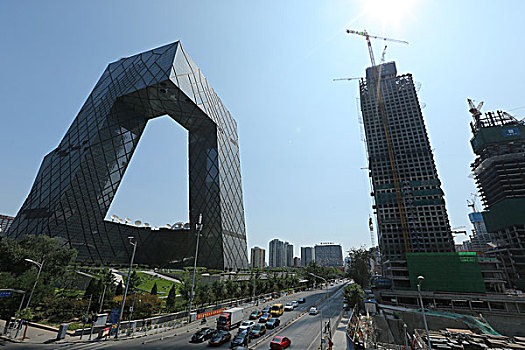 2016年6月25日北京朝阳区大北窑立交桥地区城市建设