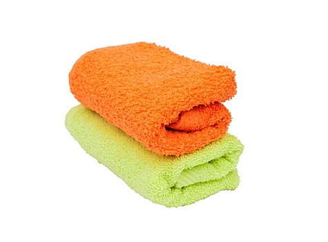 一堆,彩色,毛巾