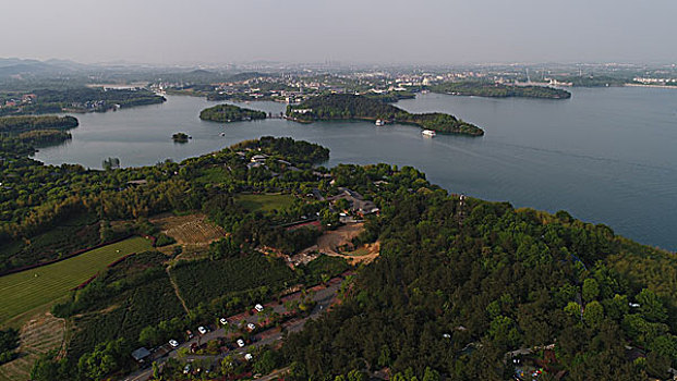 江苏溧阳天目湖涵田半岛风光