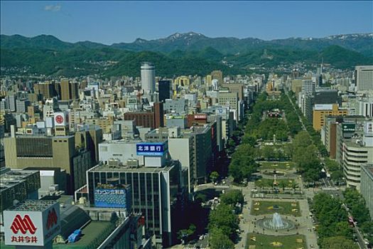 日本,北海道,札幌,全景