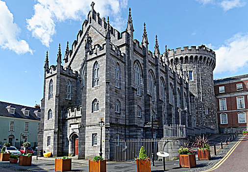 小教堂,皇家,都柏林,城堡,圣殿酒吧,伦斯特,爱尔兰,欧洲