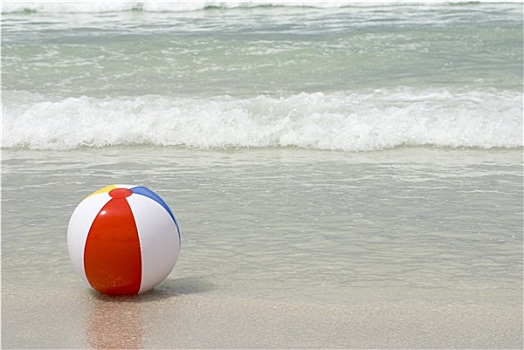 水皮球,海洋,海浪