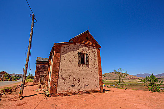 madagascar马达加斯加房屋建筑农村生活