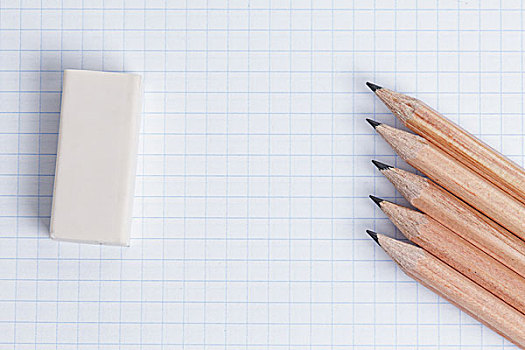 铅笔,橡皮,笔记本,书页,学校,商务,背景