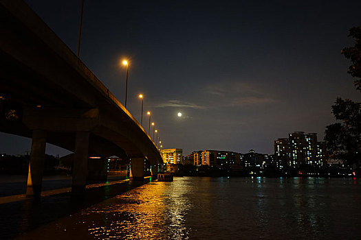 桥上满月