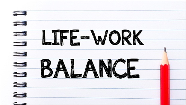 生活,工作,平衡,文字,书写,笔记本,书页