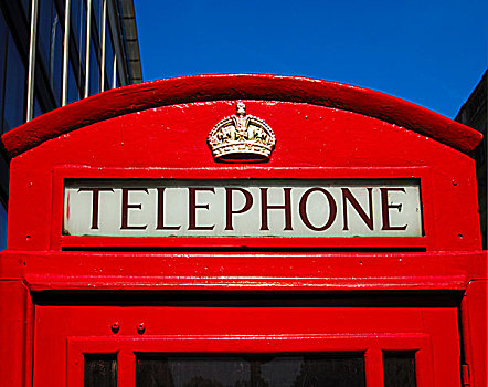 红色,电话,盒子,皇冠,城市,中心,伦敦,英国,欧洲