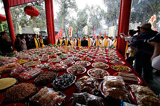 关林地区祭奠时用的面食