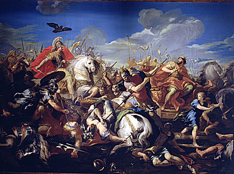 战斗,亚历山大大帝,国王,马其顿
