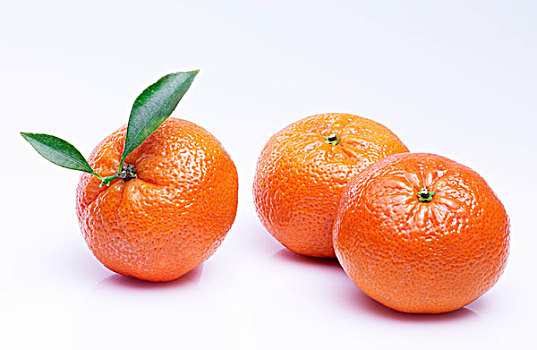 三个,柑桔,橘子