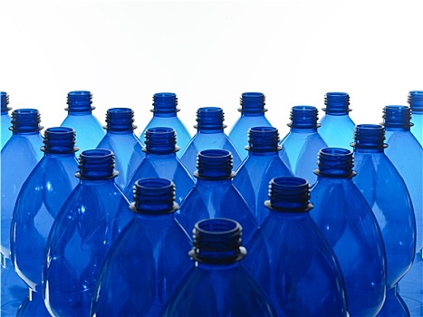 蓝色,塑料瓶