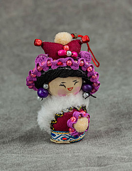 中国,藏族,人物,棉织品,女式,玩偶,工艺,物品