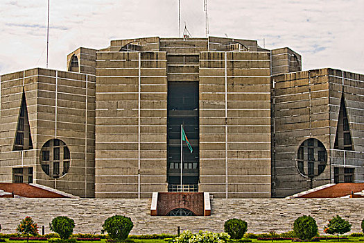 户外,议会,建筑,达卡,孟加拉